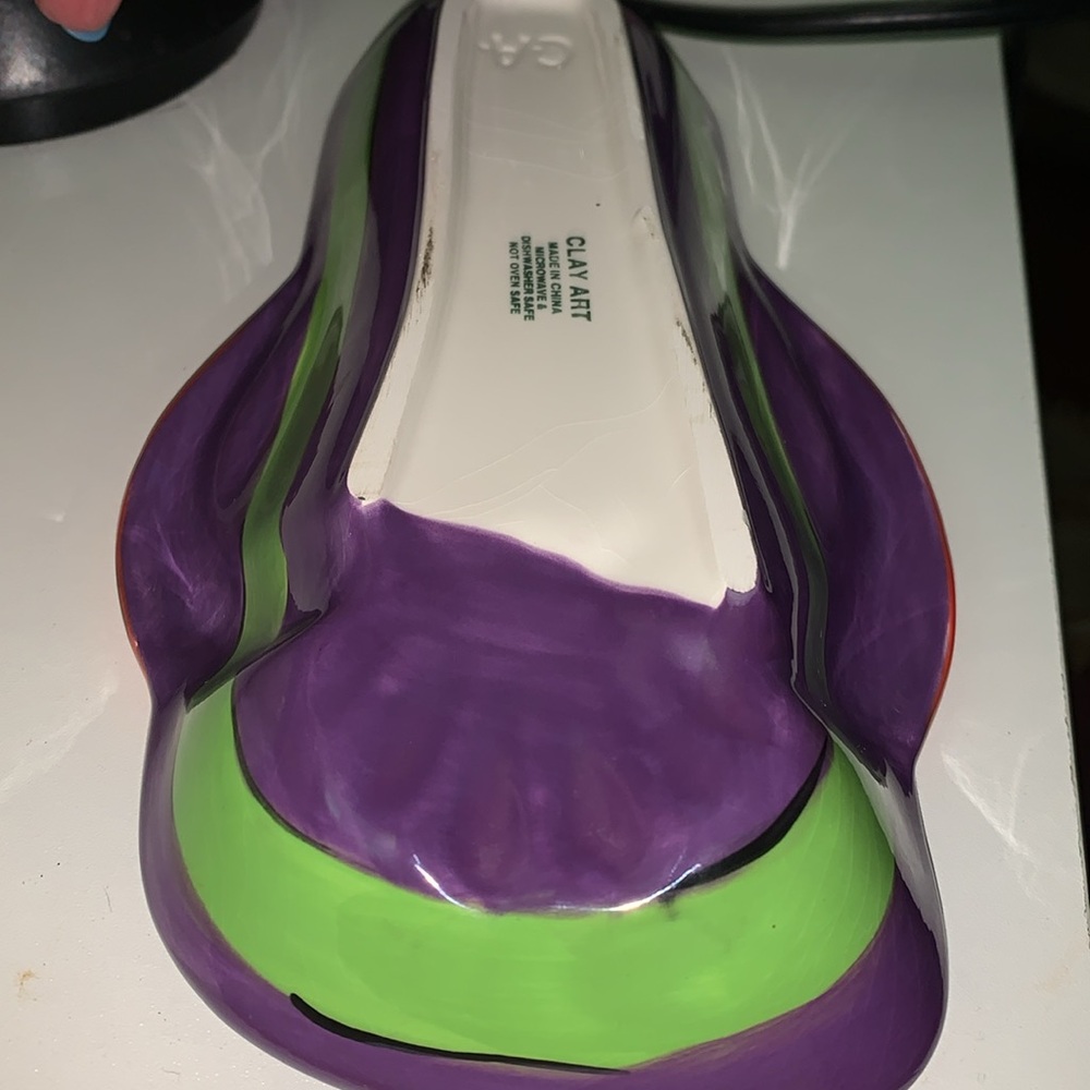 Clay art flip flop serving dish decor - Picture 7 of 8